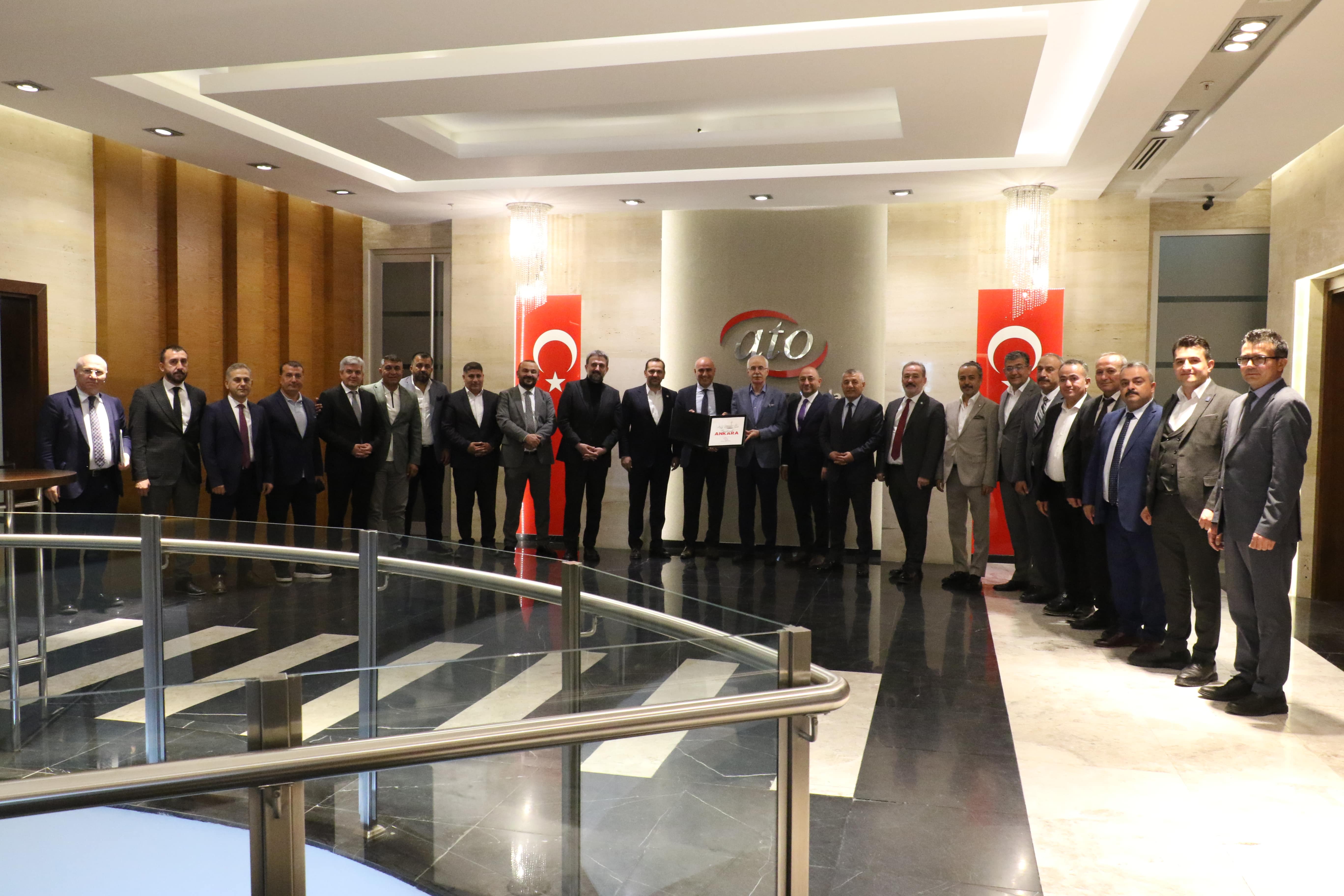 İNŞAAT SEKTÖRÜNDE SOSYAL GÜVENLİK UYGULAMALARI İSTİŞARE TOPLANTISI ATO'DA YAPILDI