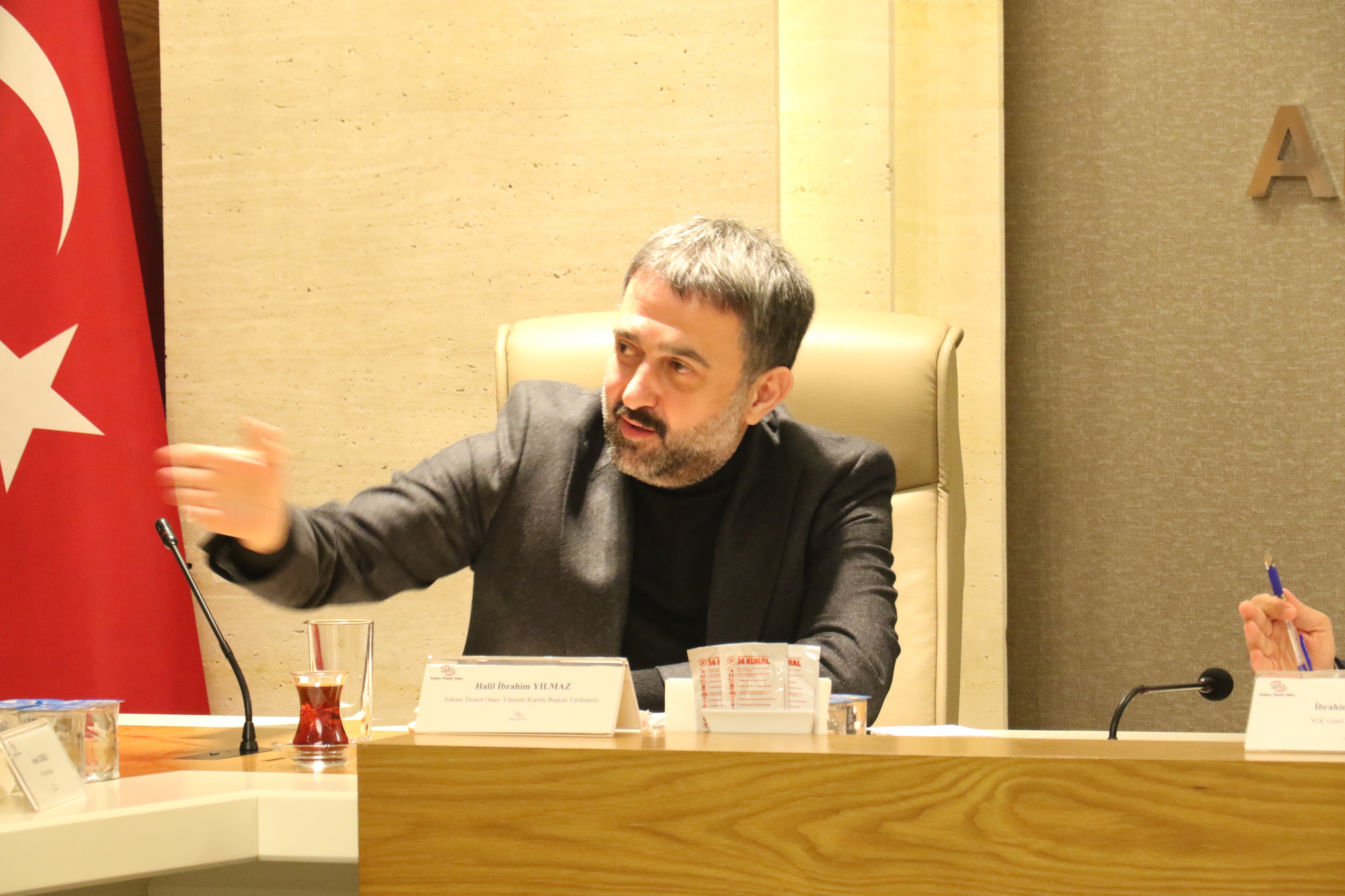İNŞAAT SEKTÖRÜNDE SOSYAL GÜVENLİK UYGULAMALARI İSTİŞARE TOPLANTISI ATO'DA YAPILDI
